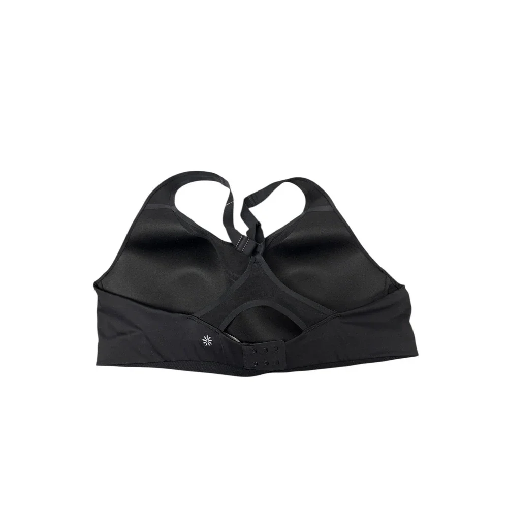 Athleta Advance Bra B‎ G Black High Support Sports Bra Adjustable Straps